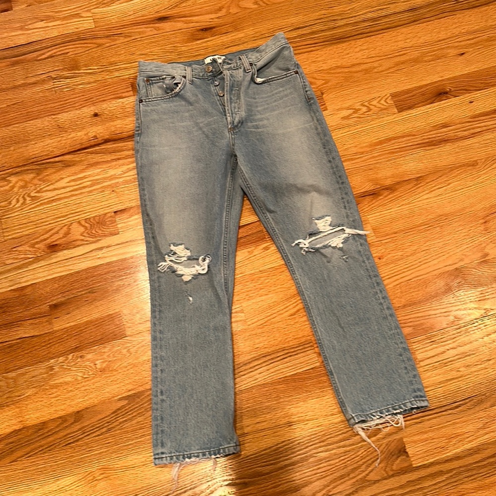 Agolde Riley High Rise Crop